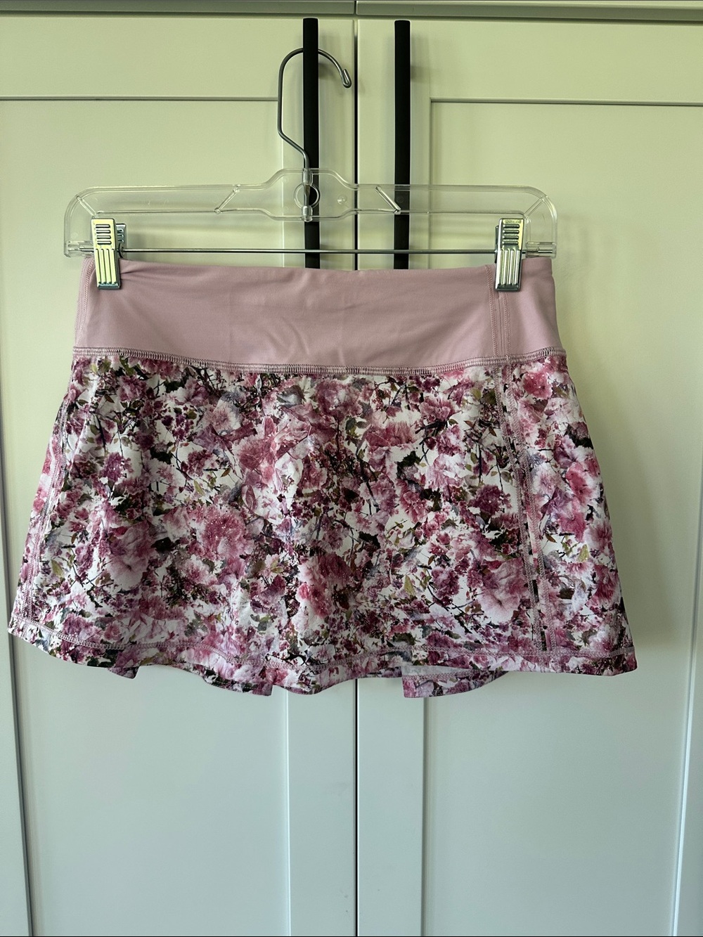 lululemon athletica Pink Floral Athletic Skirt